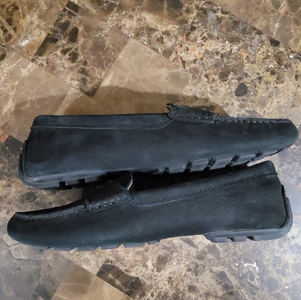 Lauren Ralph Lauren Black Suede Loafers Size 5B - Picture 5 of 9